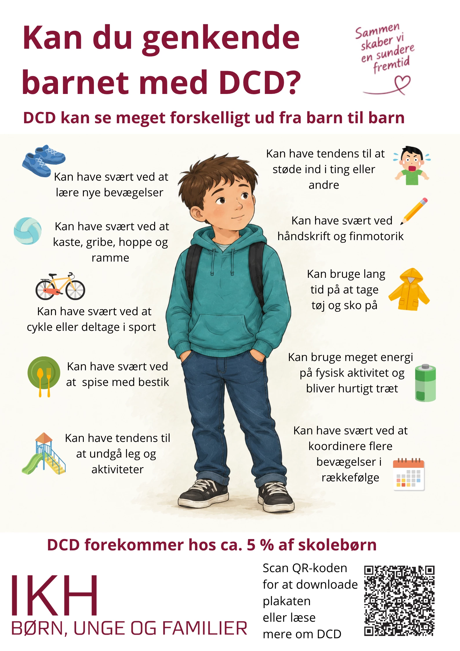 Hent plakaten "Kan du genkende barnet med DCD?" som PDF